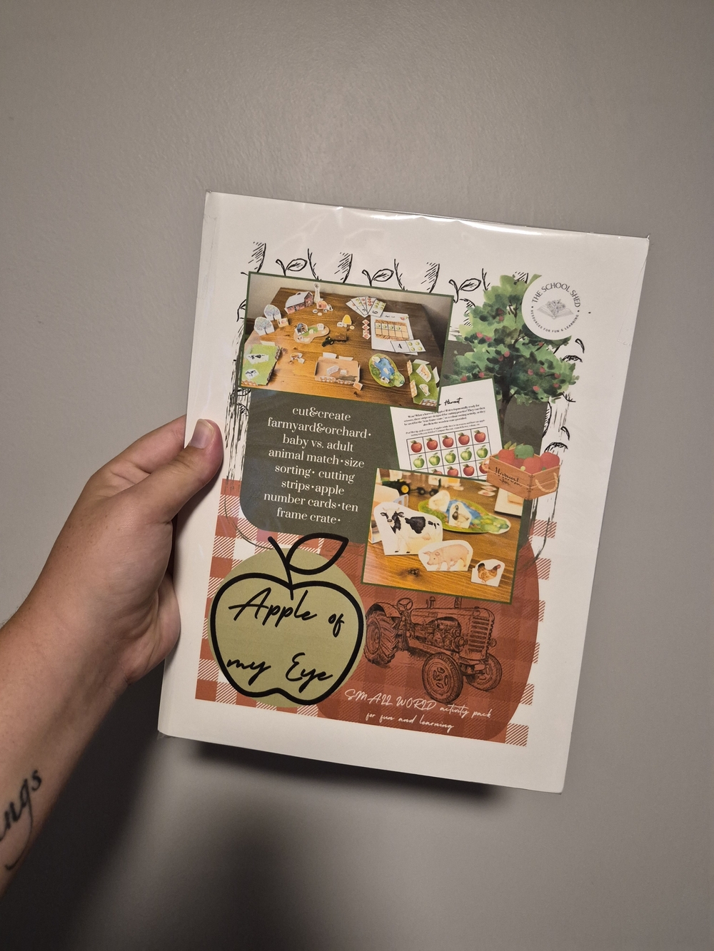 NEW Small Business The School Shed Apple of My Eye Small World Activity Pack
